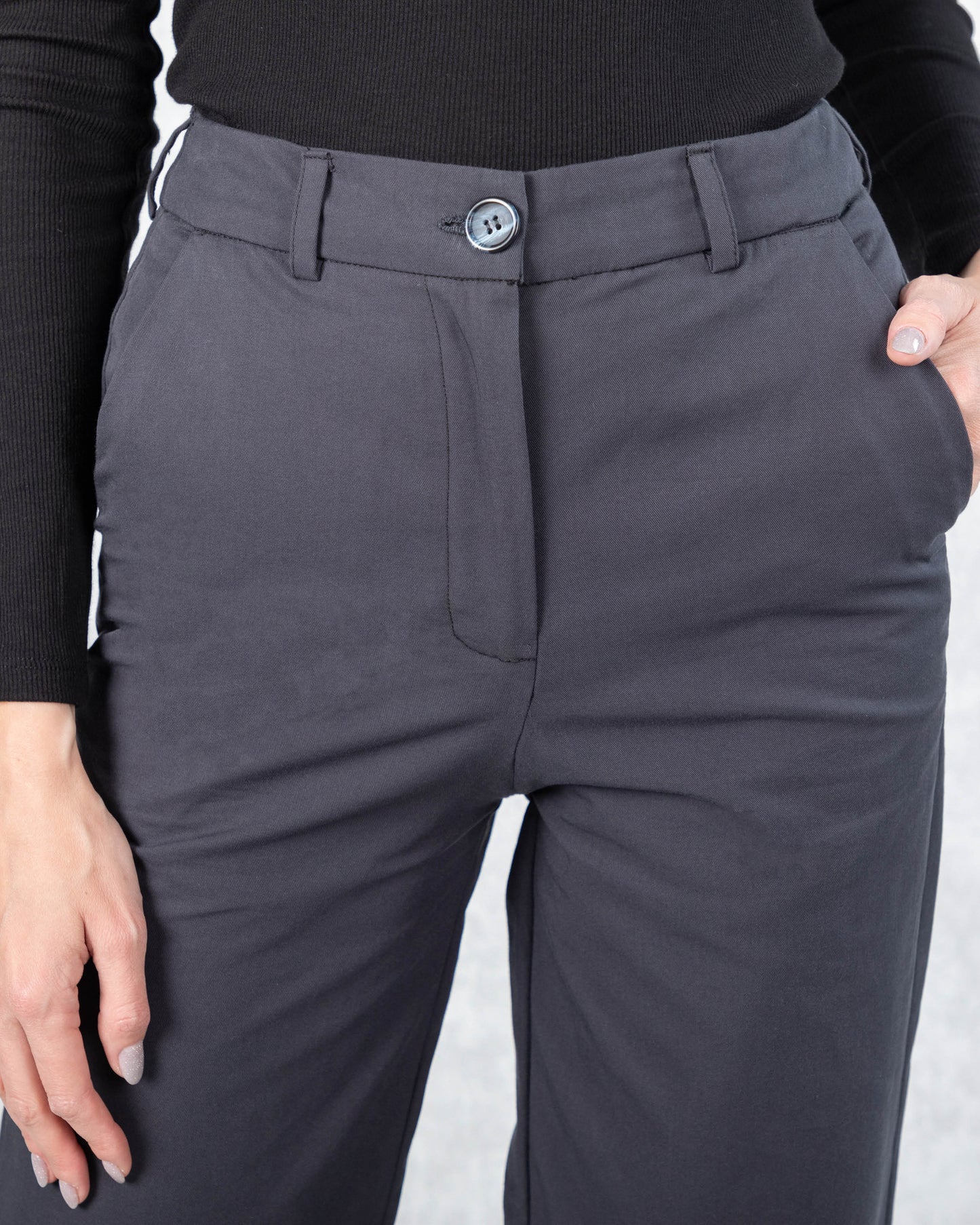 100% Cotton Astor Slim Straight Pants