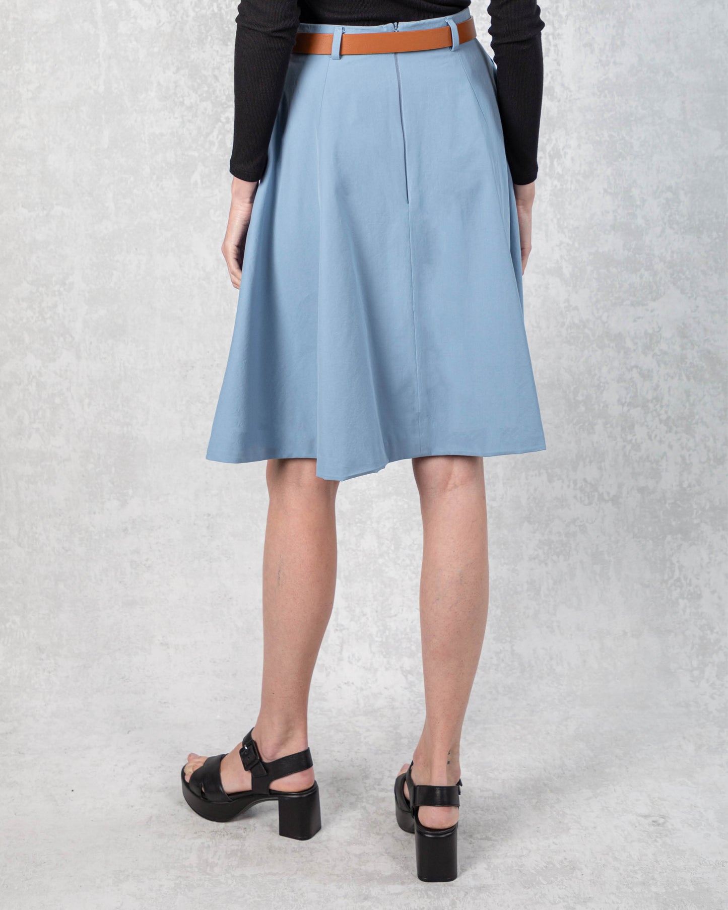 100% Cotton Delancey Flare Skirt