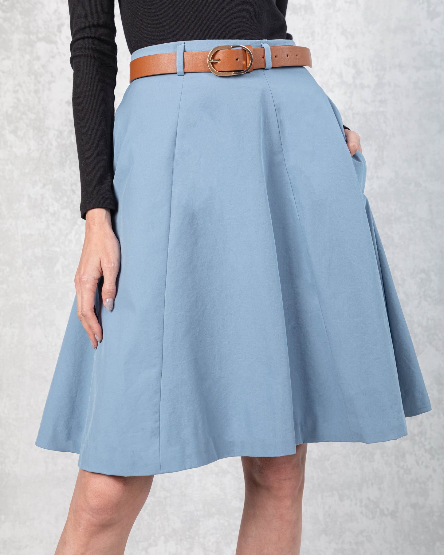 100% Cotton Delancey Flare Skirt