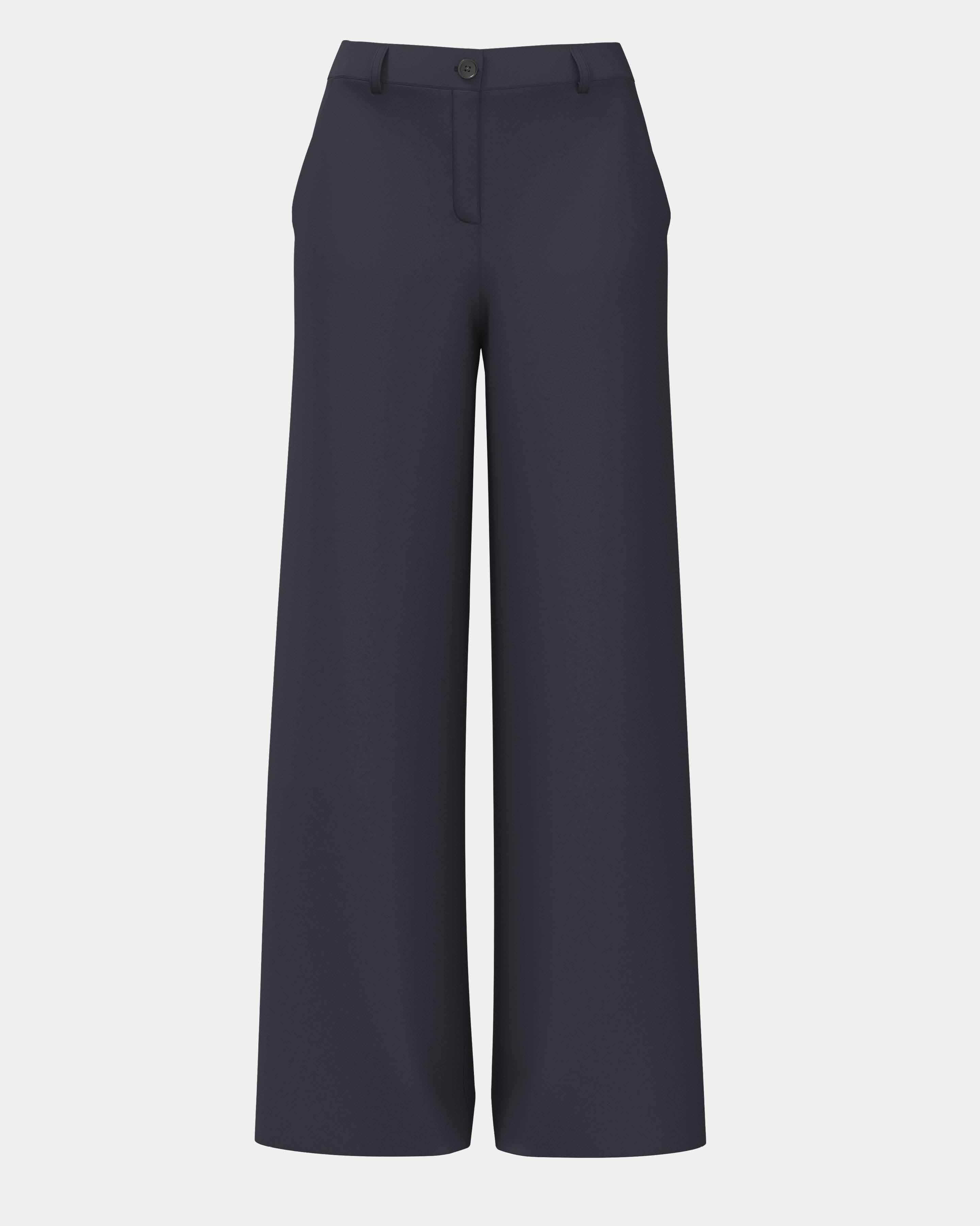 100% Cotton Lexington Wide-Leg Pants