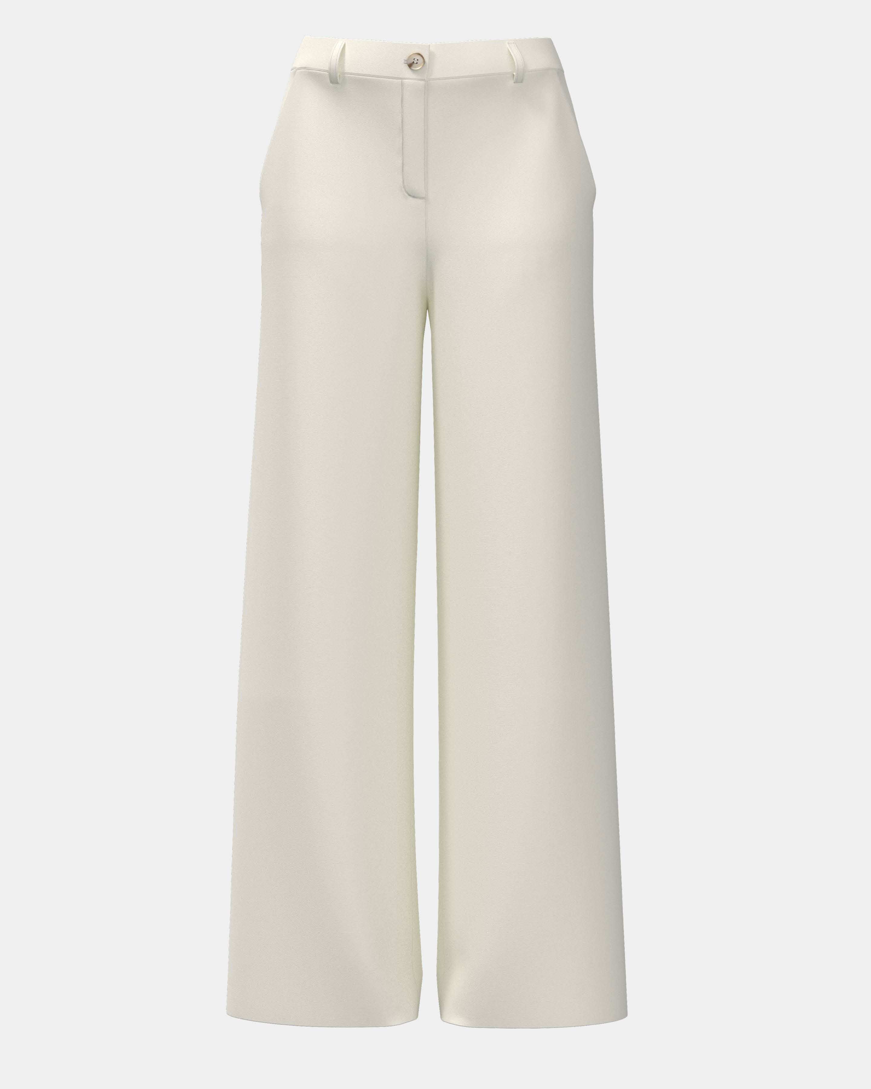 100% Cotton Lexington Wide-Leg Pants