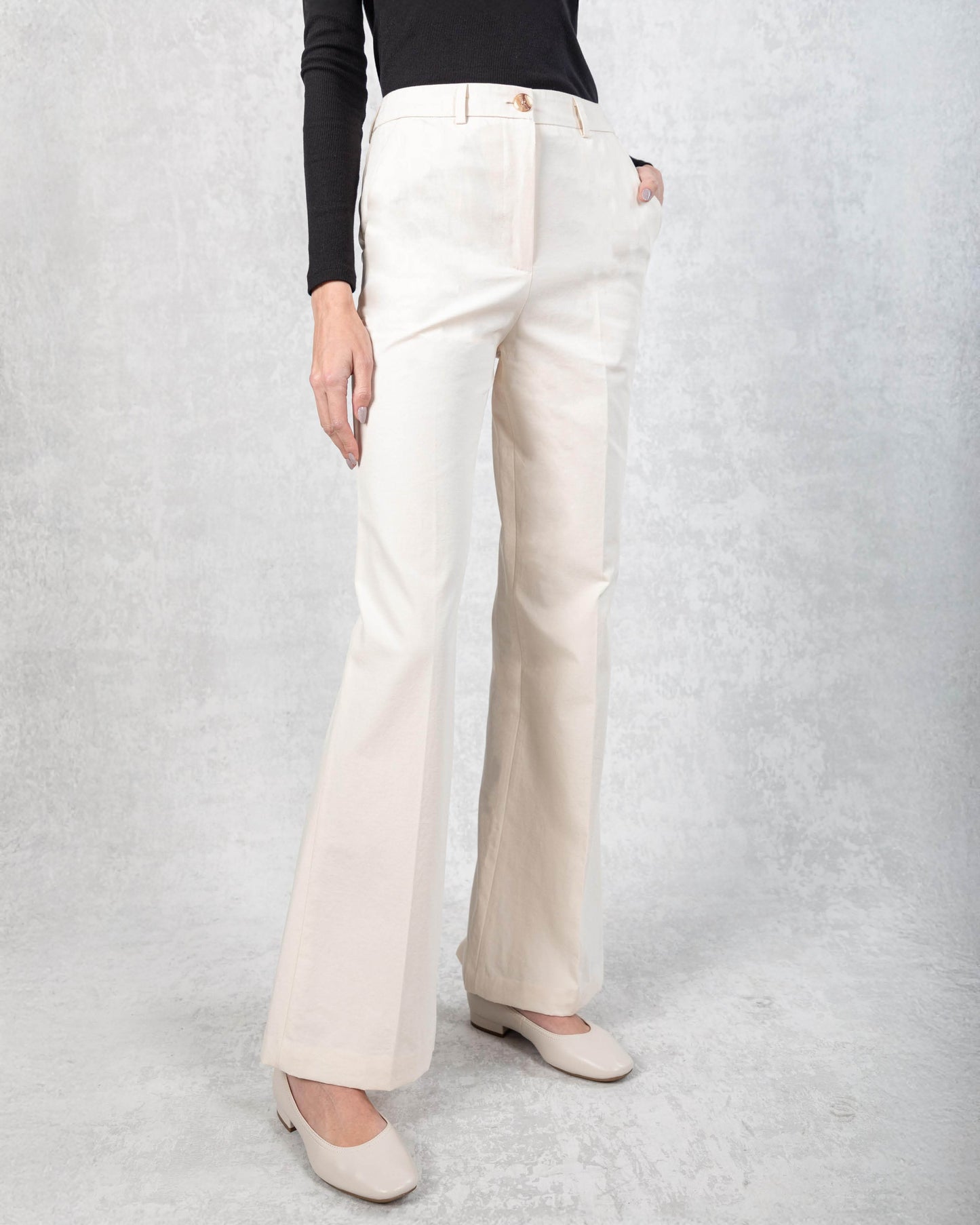 100% Cotton Steinway Flare Pants